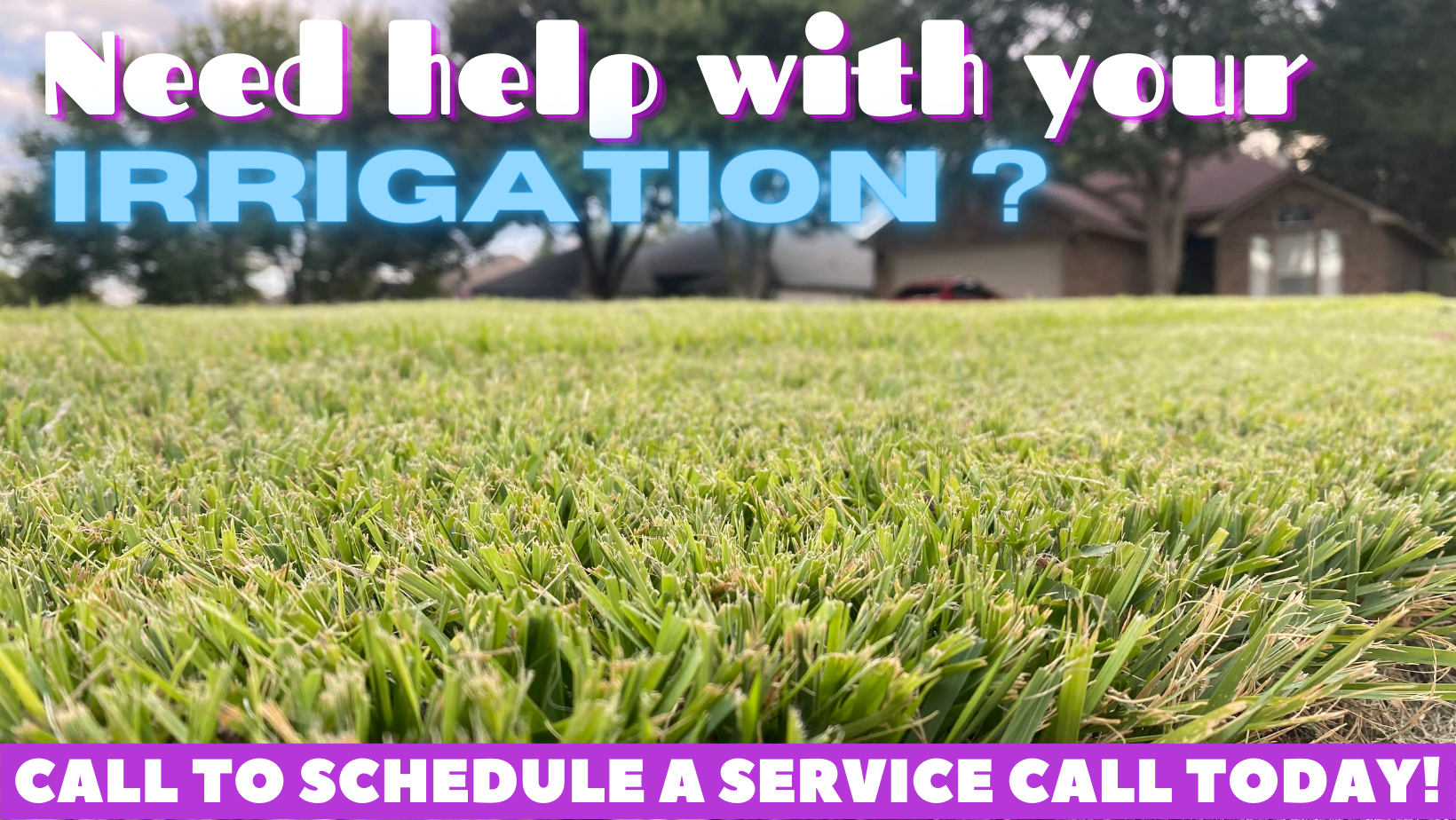 with your irrigation